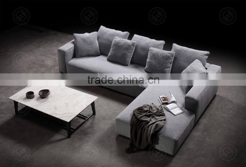 modern style luxury fabric sofa