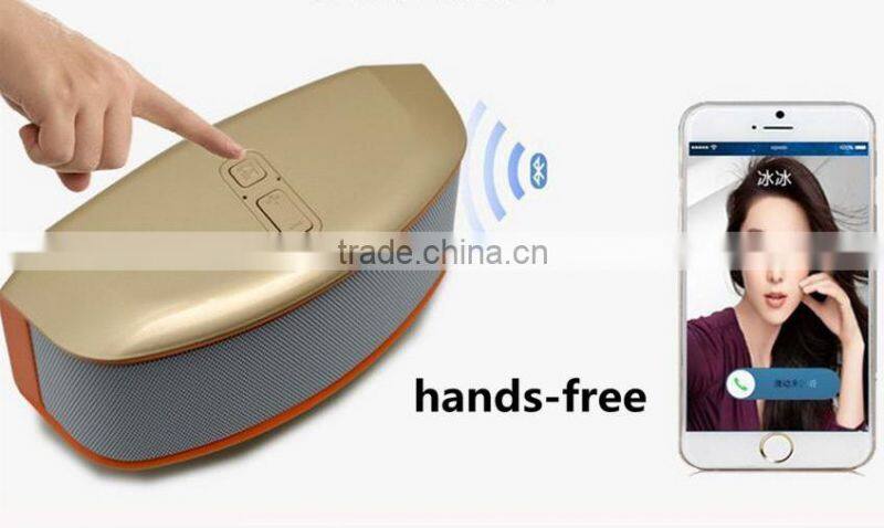 GS809 Portable Stereo Bass music TF card reader Bluetooth speaker for Mobile phone/Computer with coloured lamp