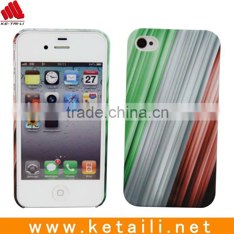 Rubberized hard plastic handphone case for iphone