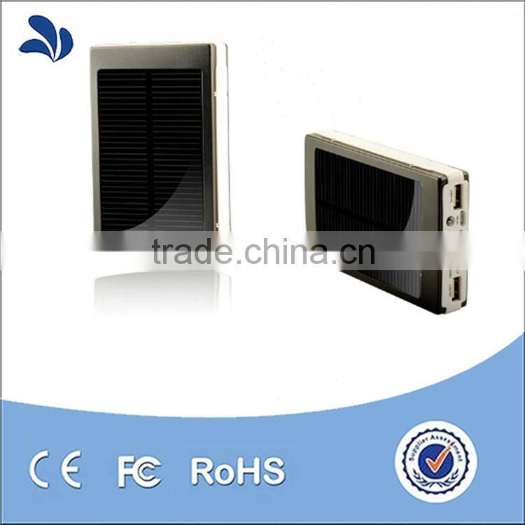 2016 Newly launched wholesale cheap waterproof solar power bank solar panel energy charger