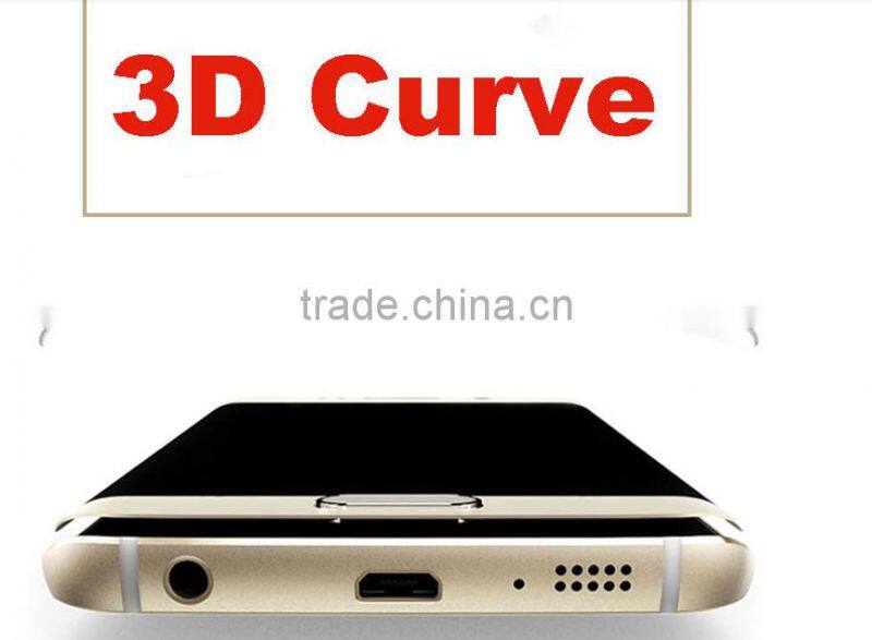 3D Full Curved PET Screen Protector For Samsung Galaxy S7 Edge flim,3D Round Toughed Film Screen for S7 for samsung s7 tpu film