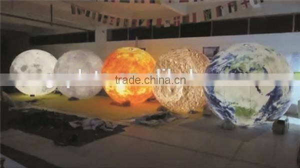 inflatable planet balloon,led inflatable solar balloon,hanging inflatable planets for decoration