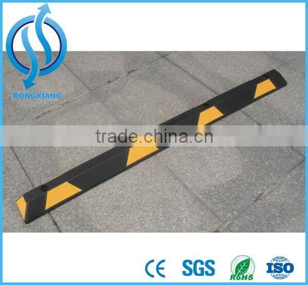 Rubber wheel stops for car parking