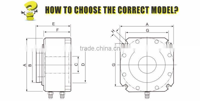 oil powered open-center hydraulic Stationary lathe Collet Chucks