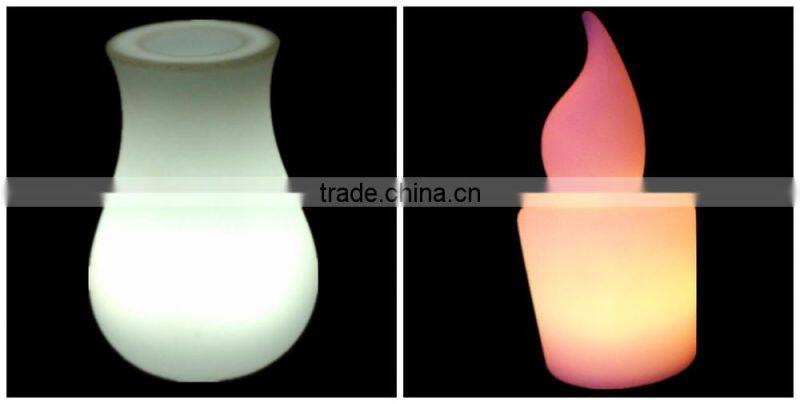 PE plastic waterproof outdoor color changing lighted christmas tree