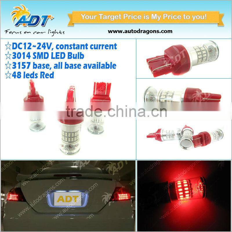 White 6000K HID 48-SMD H8 LED Bulbs For Car Fog Lights Driving Lamps