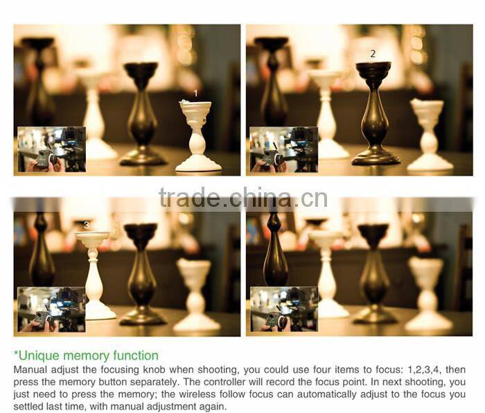 Wondlan Wireless Mnemonic Follow Focus for DSLR Rig Video