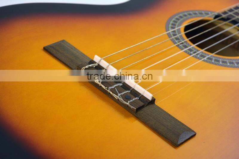 4/4 size 39inch China wholesale guitar classical for student