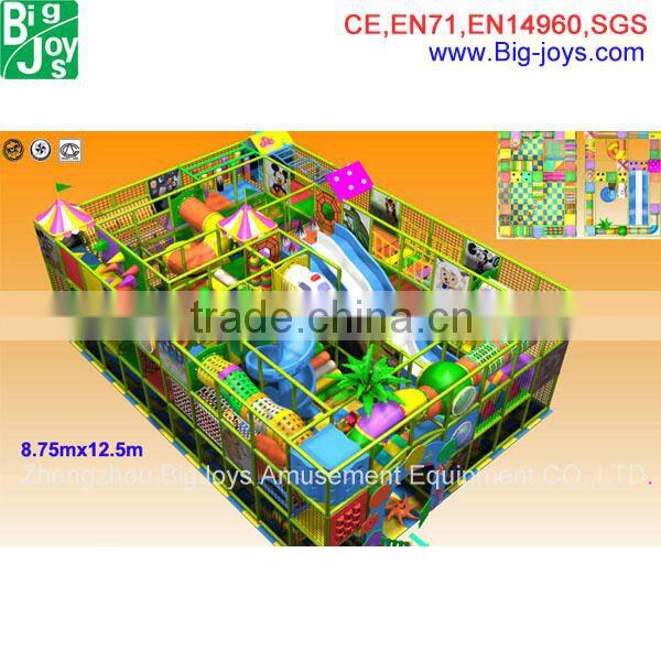 commercial kids indoor tunnel playground equipment, 2 floor tunnel indoor playground for sale