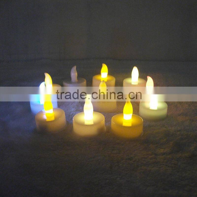 Battery operated Moving wicked candle led, flameless candle