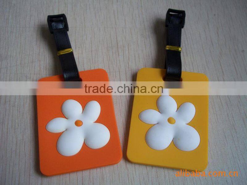 Canada Flag Logo Customized PVC Travel Name Tag