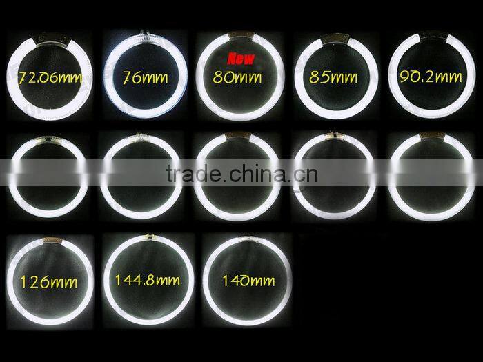 Factory direct sale 12V CCFL angel eyes inverter 4rings 131mm& 145mm ccfl angel eyes ring lighting for BMW E46 A+B NON projector
