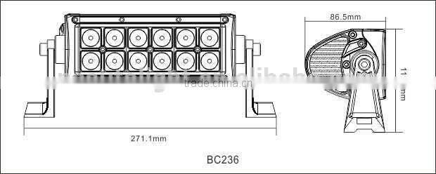 7.5 Inch 36w C ree Led Light Bar For Suv,Led Bar Lights For Offroad Led Light Bar,Led Work Light