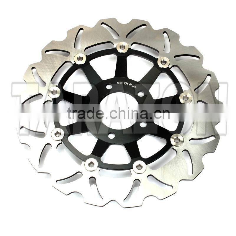 High performance wave floating brake disc rotors for Suzuki GSF Bandit 1200