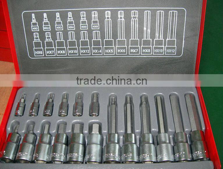 2015 Newest Item-18pcs Metal Socket Bits set