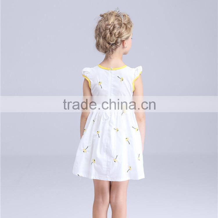 2016 OEM Service softtextile baby cotton frocks designs for 2-8 years girl