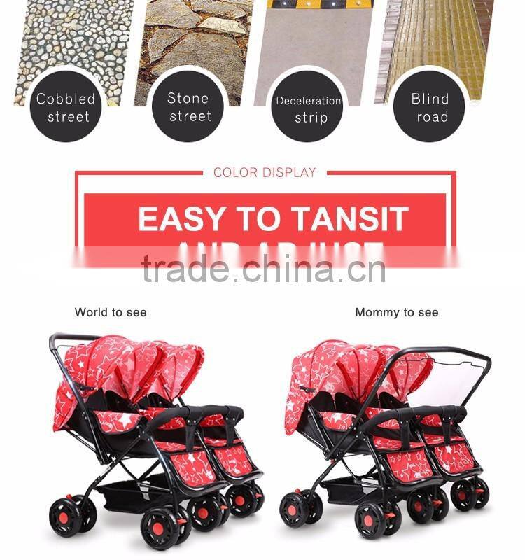 Stainless Steel Frame Best Double Trolley with EN1888 Certificate