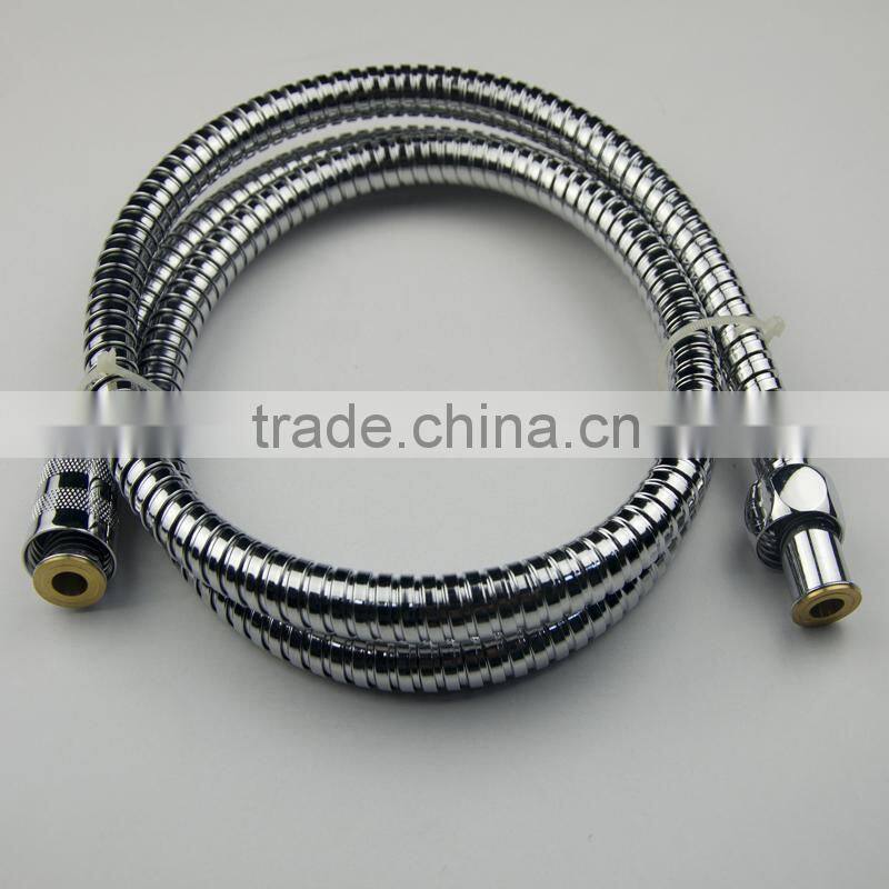 High quality stainless steel double locks extensible shower tube