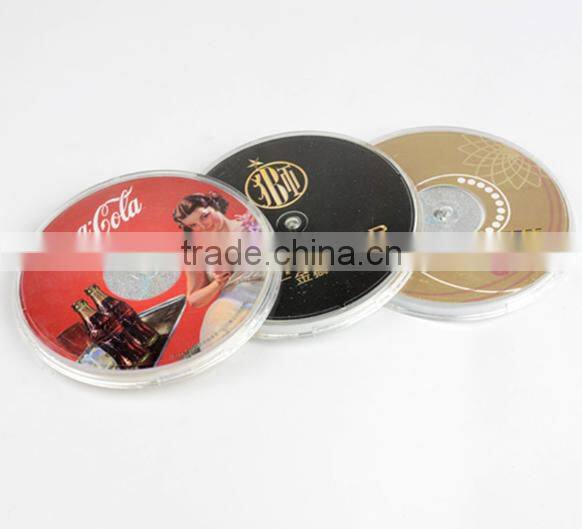 High quality colorful LED flash coaster /flash frink coaster/led flash bottle coaster