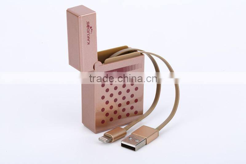 KAKUDOS gift mini portable for iPhone charge usb cable, for iPhone 7 usb