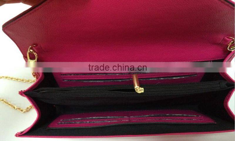 BSCI FACTORY Double use clutch bag ,Ladies shoulder bag