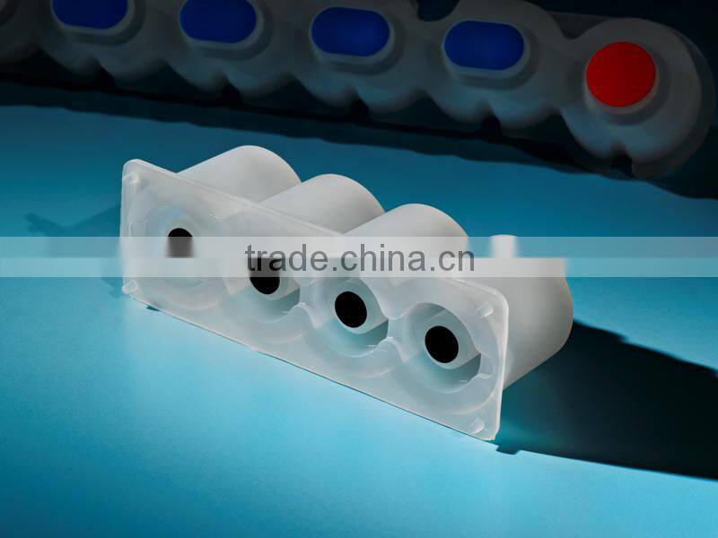 RoHS complied made in Taiwan Wireless flexible rubber colored keyboard