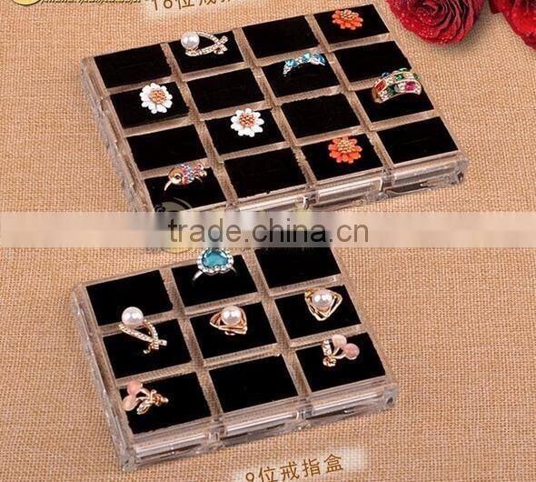 acrylic jewellry display organizer box case