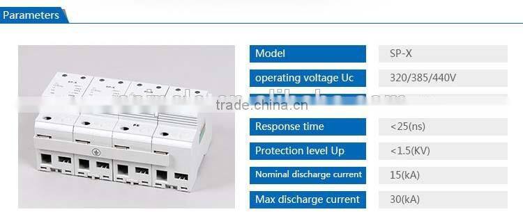 Saip Factory price SPD 250A Types of Lightning Arrester
