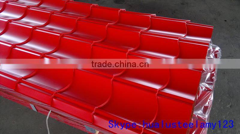 corrugated steel sheet building material