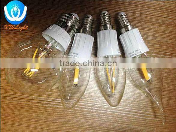 hot selling cob filament led candle bulb 1.8w