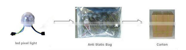 26mm round RGB LED pixel module light IC1903