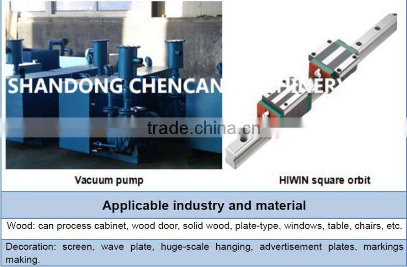 Three heads Wood Router/4x8 ft Cnc Route 1325 for MDF WOOD
