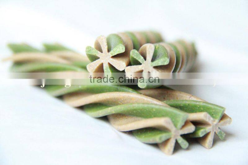 pet food dispenser(dog food two-tone straight dog chews)