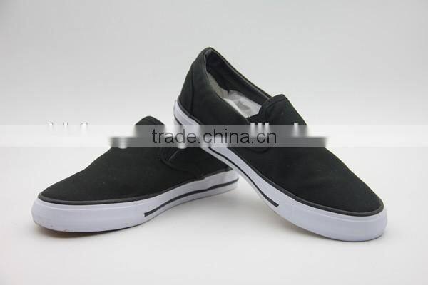 slip on style and rubber outsole material blank canvas shoes