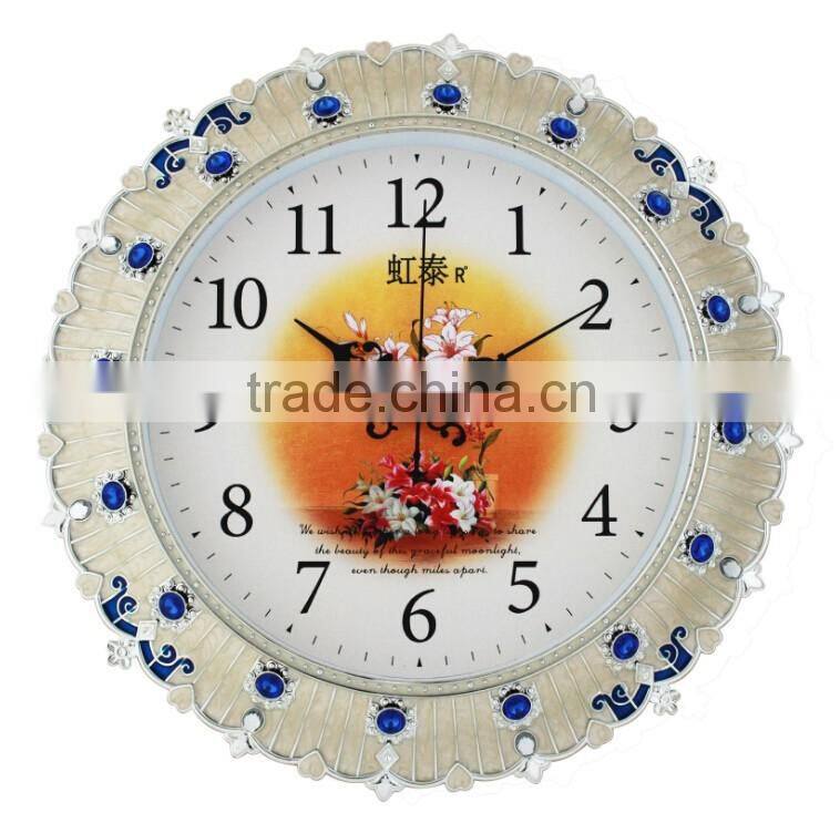 european style diamond wall clock
