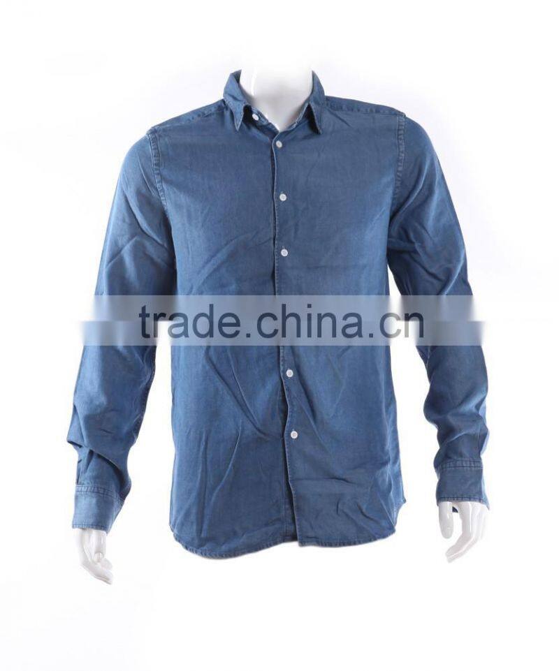 GOOD QUALITY 20S*20S 100 TENCEL INDIGO DYED SHIRTING FABRIC
