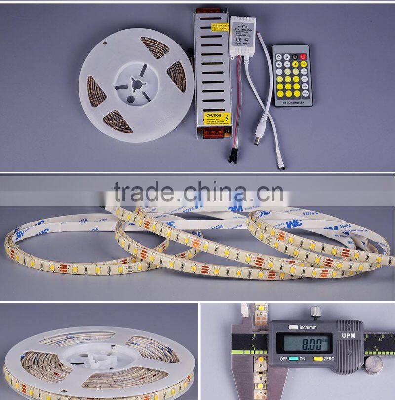 SMD 4014 flexible and trimmable led strip light with OEM PCB board color