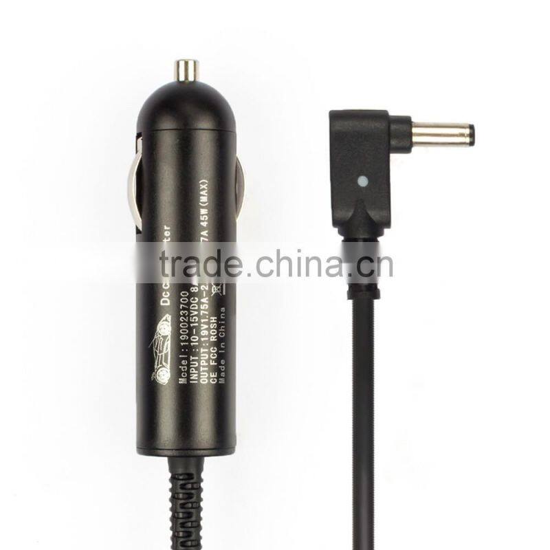 Laptop car charger for ASUS Vivobook S200 S200E S220 x200t 19V1.75A-2.31A-2.37A