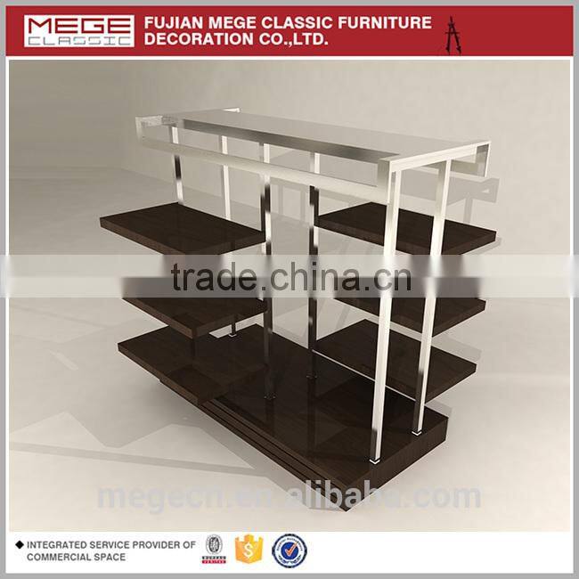 High End Wood Clothing Hanging Display Rack