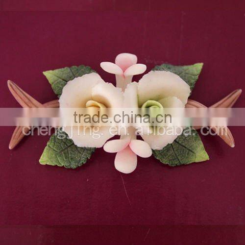decorative artificial flower brooches
