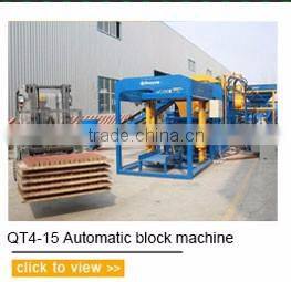 automatic brick production line QT4-15C hydraulic concrete brick making machine