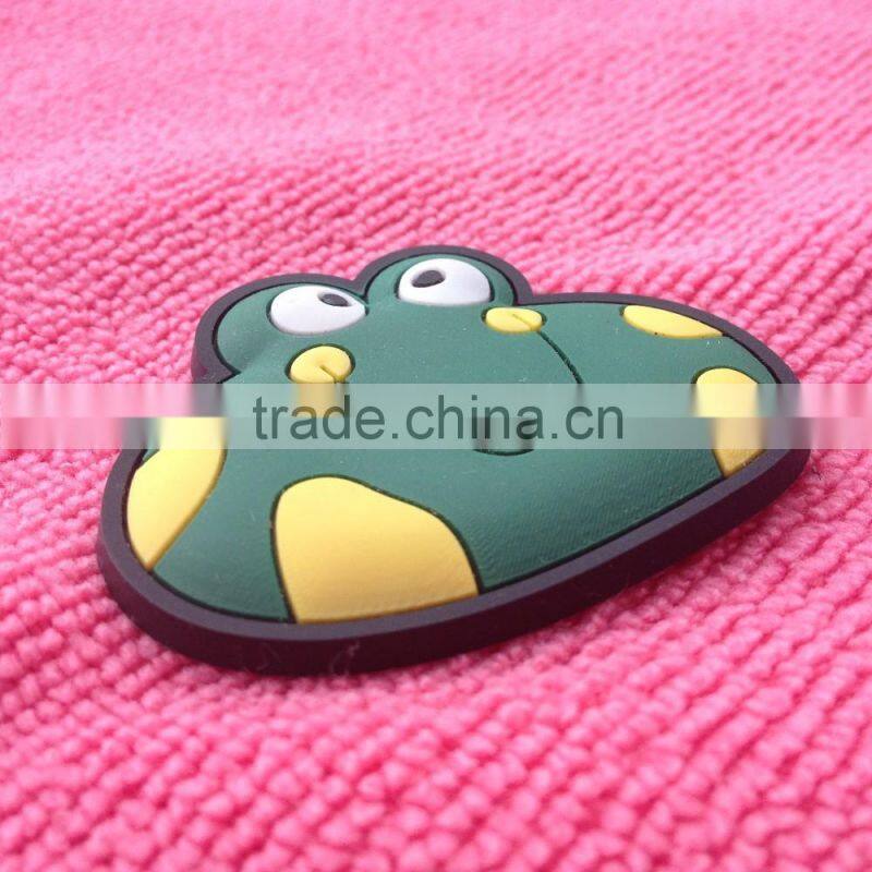 Cookies design embossed PVC rubber patch,brand logo rubber souvenir gift
