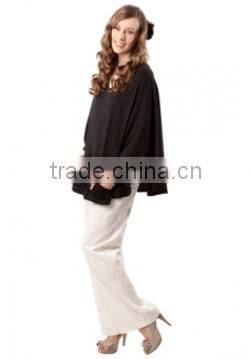 Custom heavy cotton pique Autumn fashion easy wear nursing scarf cover top