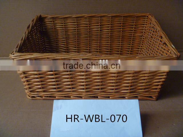 natural color handmade cheap wicker basket for sale