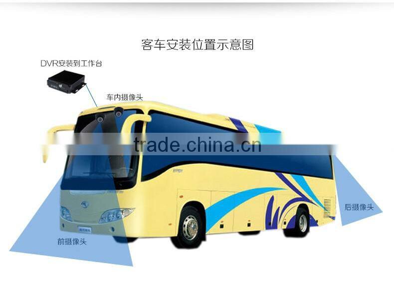 4 channel AHD 4g mobile dvr for vehicles XY-9638-SD-4G