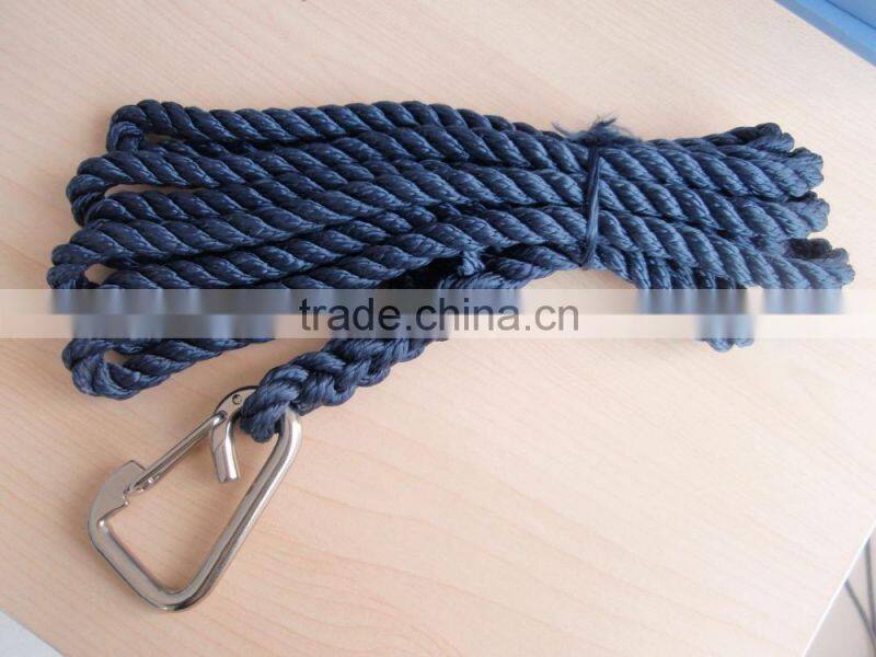 High strength synthetic dynamic rope