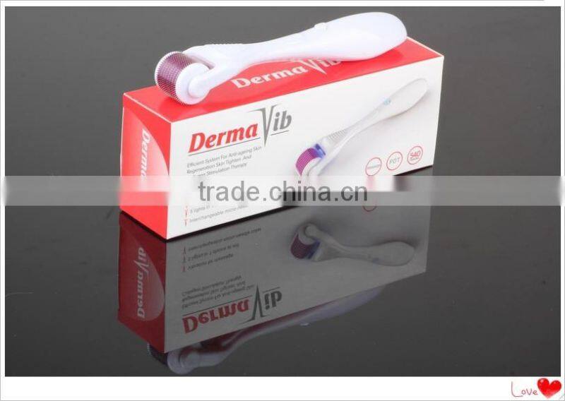 540 needles LED derma roller LED Vibrating Medical Derma Roller Micro Needle meso system beauty skin roller