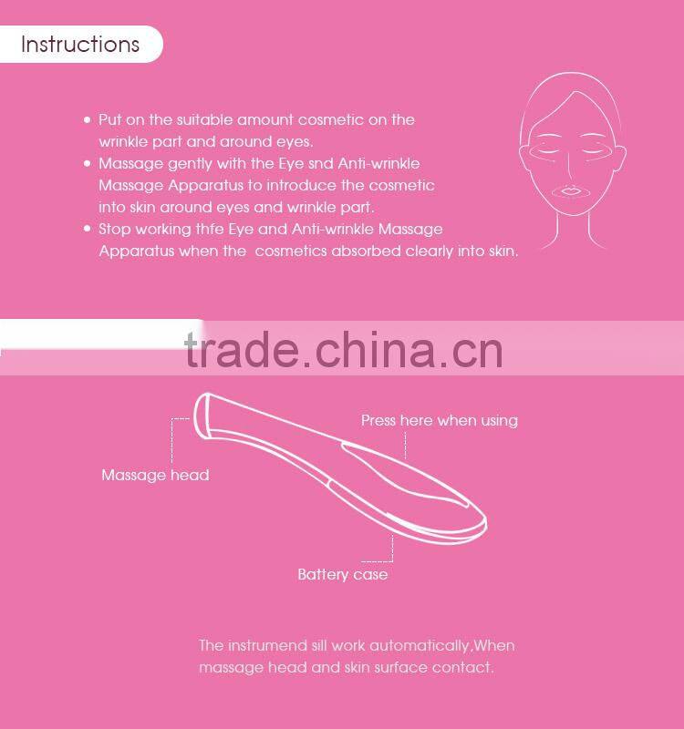 Anti wrinkle eye care massager ion eye massager