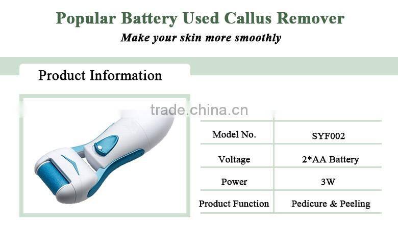 Different color high quality foot callus remover, professional electric callus remover