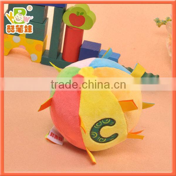 Factory OEM plush ball with bell inside